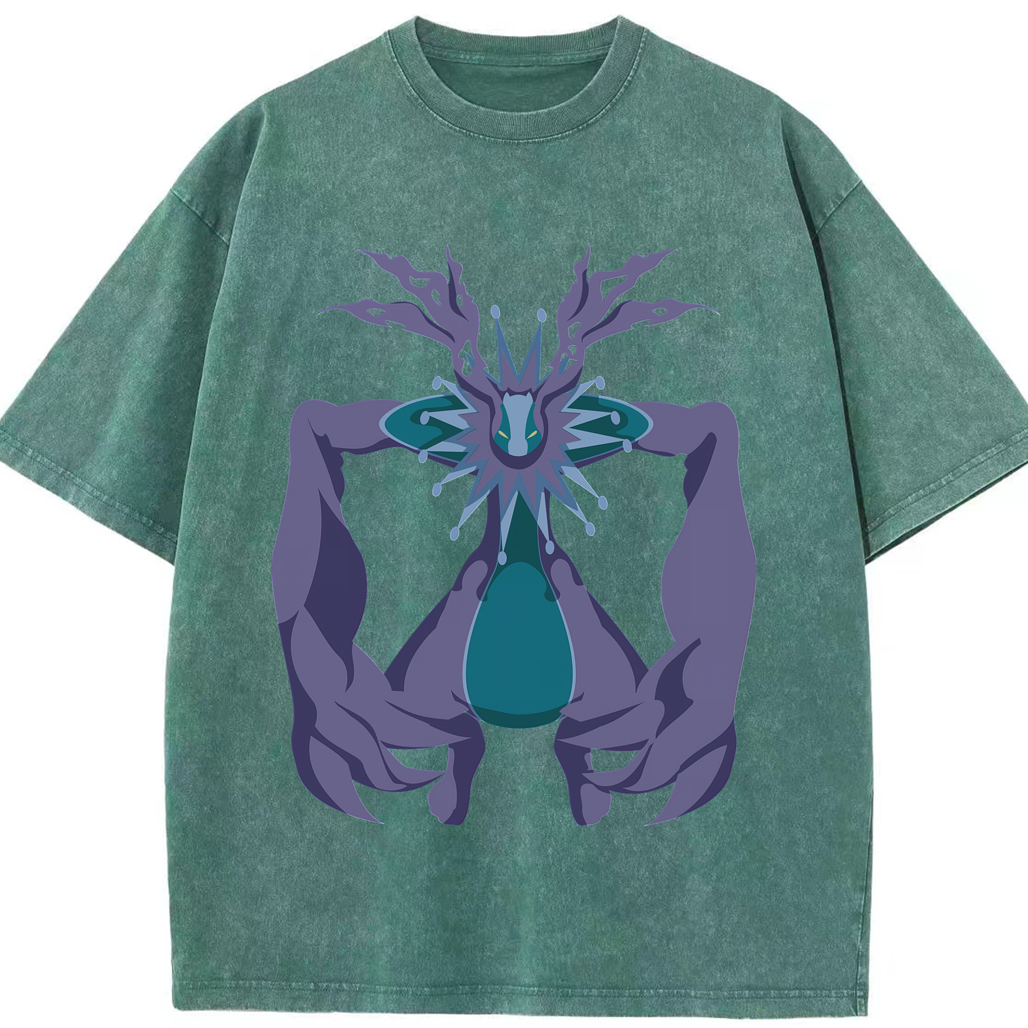 （画像用） Digimon デジタルモンスター/デジモン 綿100% ヴィンテージ風 半袖Tシャツ（フロントプリント）